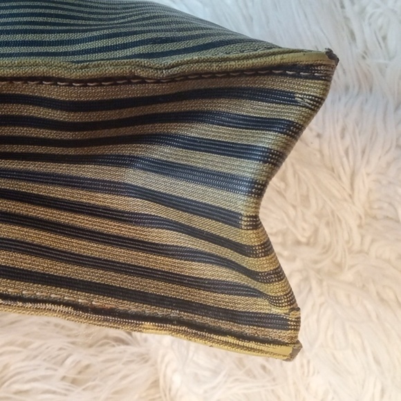 VINTAGE FENDI PENGUIN STRIPED TOTE BAG - Picture 9 of 17